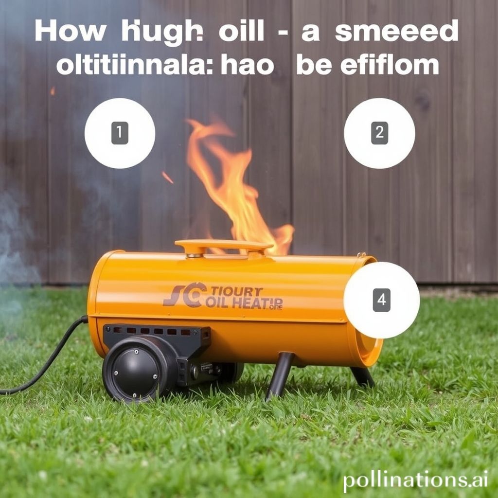 How Much Oil Is Needed For Optimal Operation Of The Portable Oil Heater?